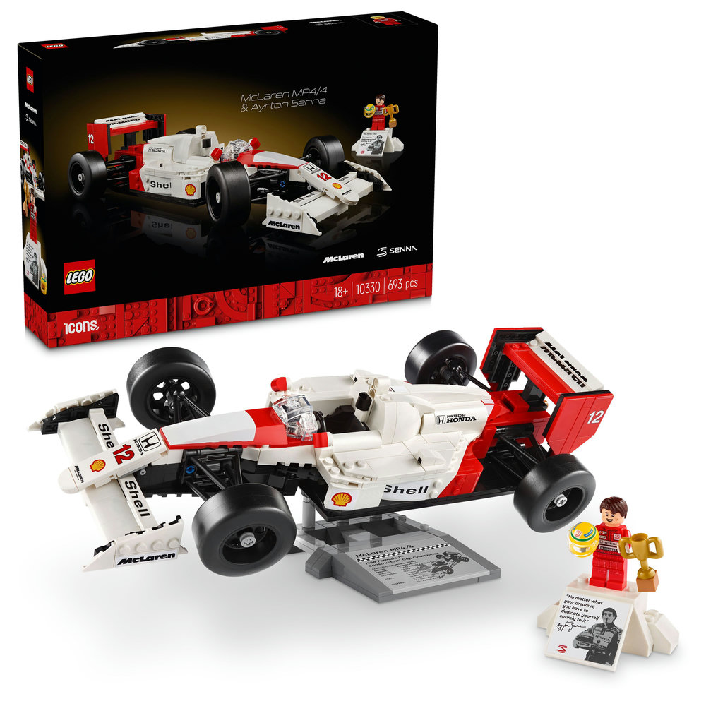 LEGO Icons McLaren MP4/4 & Ayrton Senna Set 10330 - Image 1