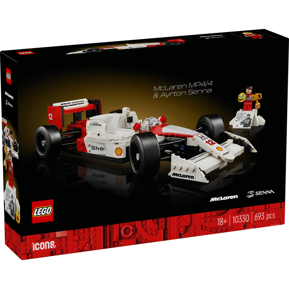 LEGO Icons McLaren MP4/4 & Ayrton Senna Set 10330 - Image 8