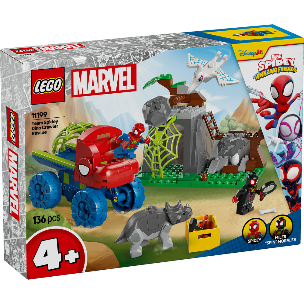 LEGO Marvel Spidey And His Amazing Friends Team Spidey Dino Crawler Rescue 11199 - Image 8