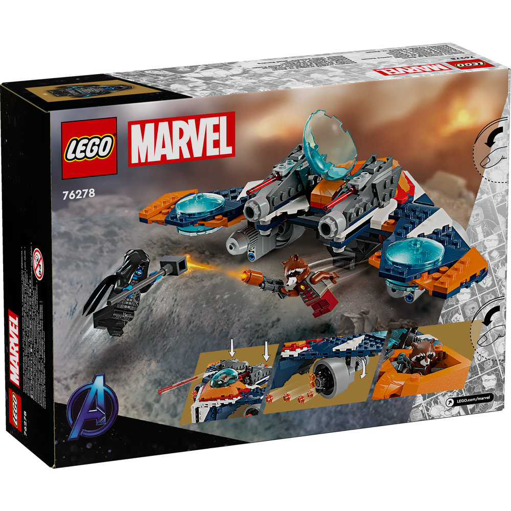 LEGO Marvel Super Heroes Rocket’s Warbird vs. Ronan Kit 76278 - Image 9