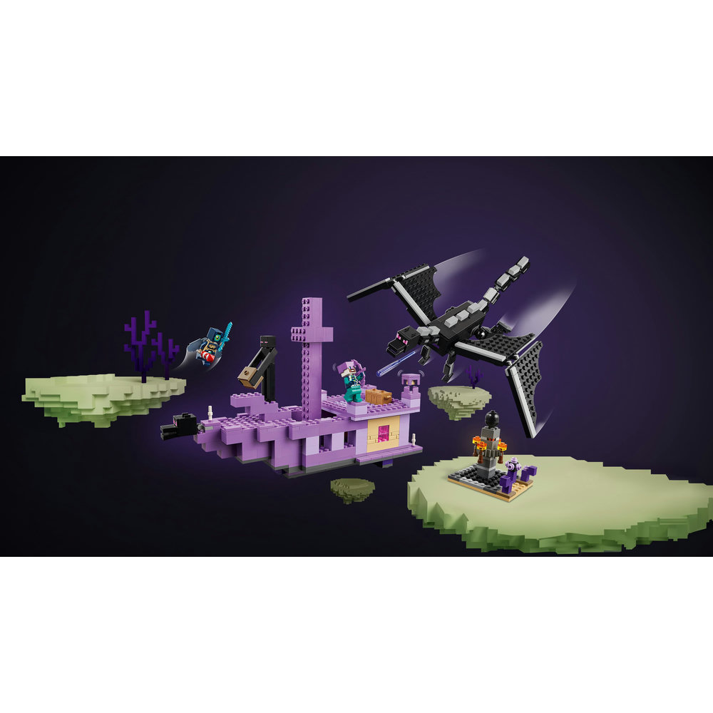 LEGO Minecraft The Ender Dragon and End Ship Toy 21264 - Image 3