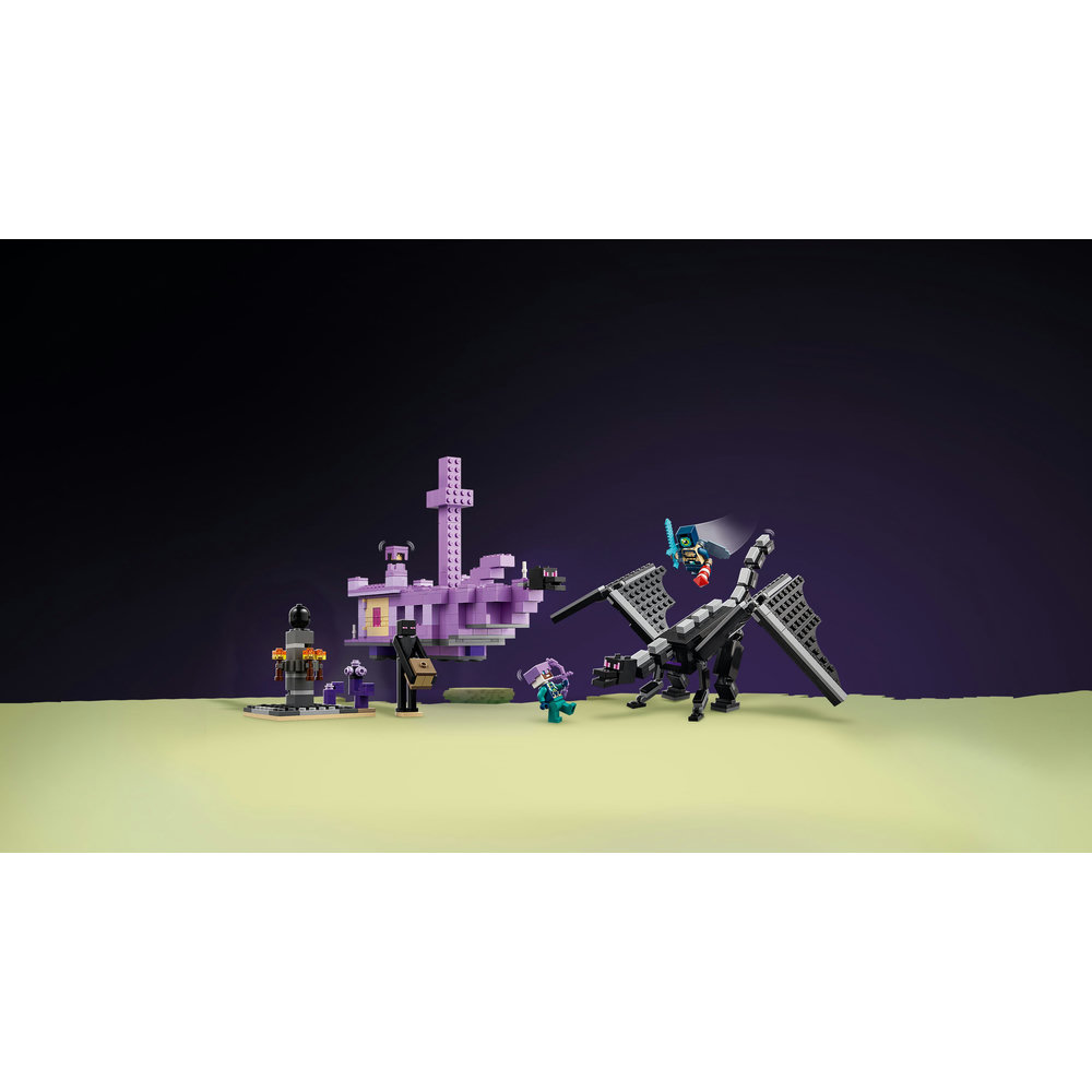 LEGO Minecraft The Ender Dragon and End Ship Toy 21264 - Image 4