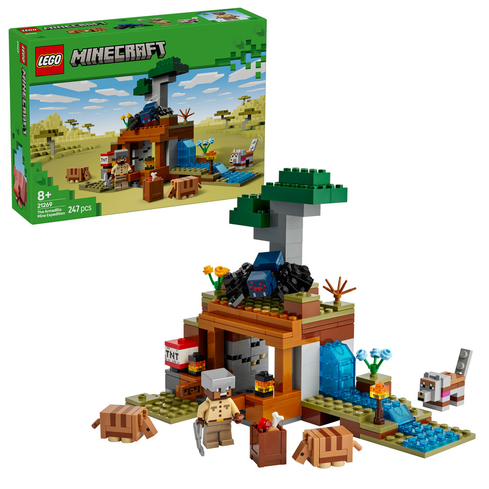 LEGO Minecraft The Armadillo Mine Expedition Video Game Figure 21269 - Image 1