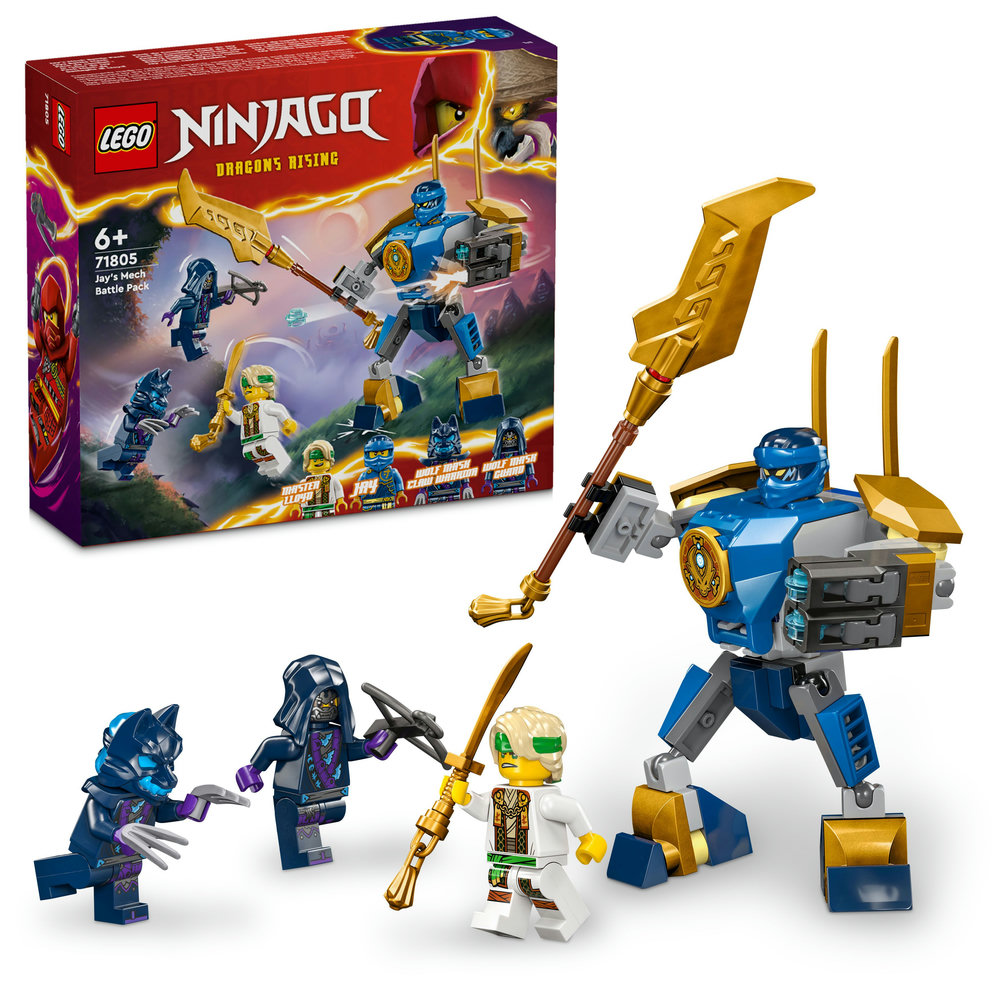 LEGO NINJAGO Jay’s Mech Battle Pack Ninja Toy 71805 - Image 1