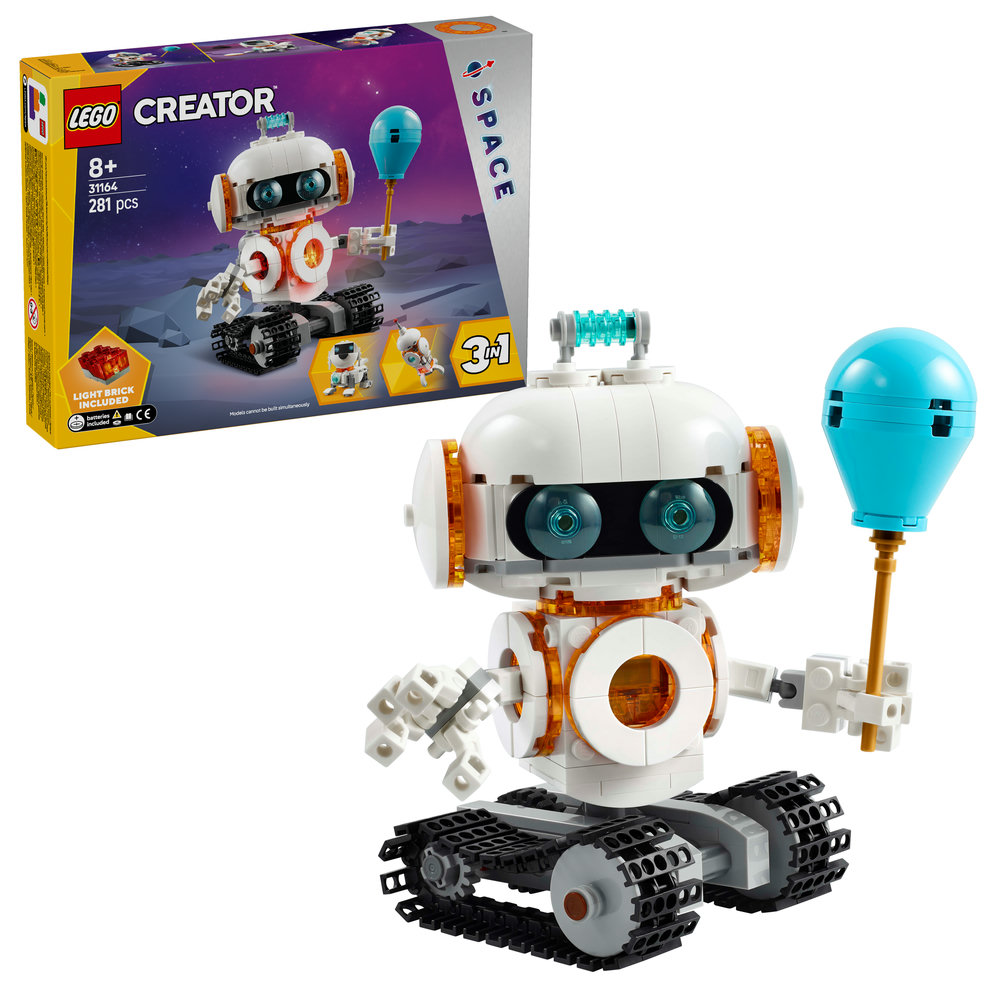 LEGO Creator 3in1 Space Robot Toy Science Playset 31164 - Image 1