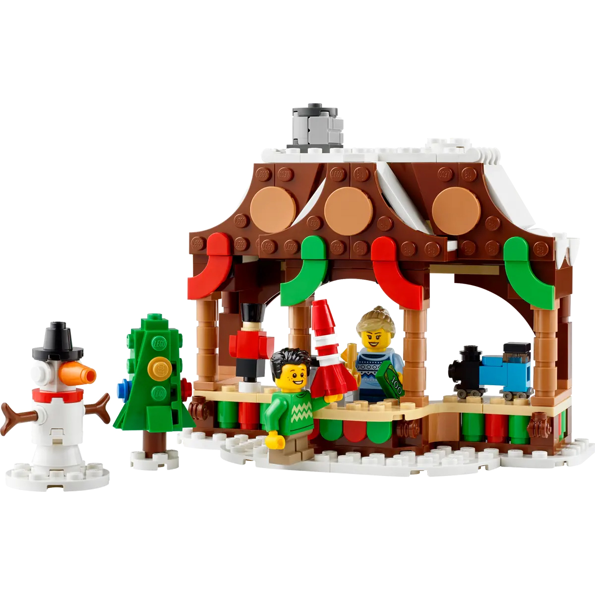 LEGO City Winter Market Store Christmas Promotional Set 40602 - Image 2