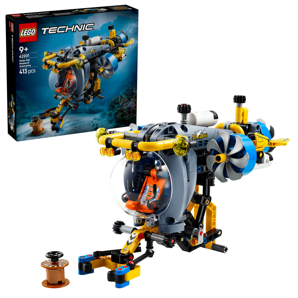 LEGO Technic Deep-Sea Research Submarine Toy Set 42201 - Image 1