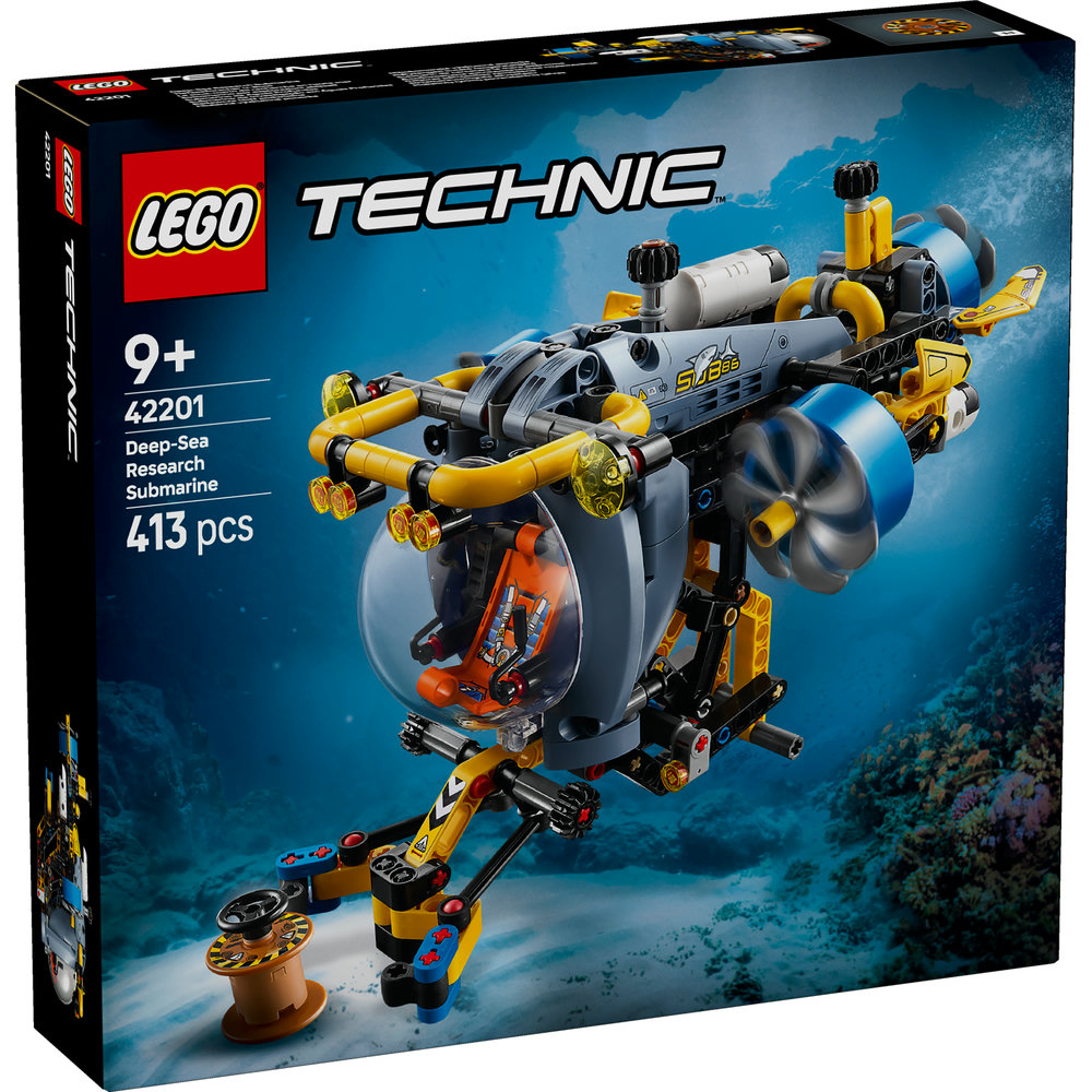 LEGO Technic Deep-Sea Research Submarine Toy Set 42201 - Image 8