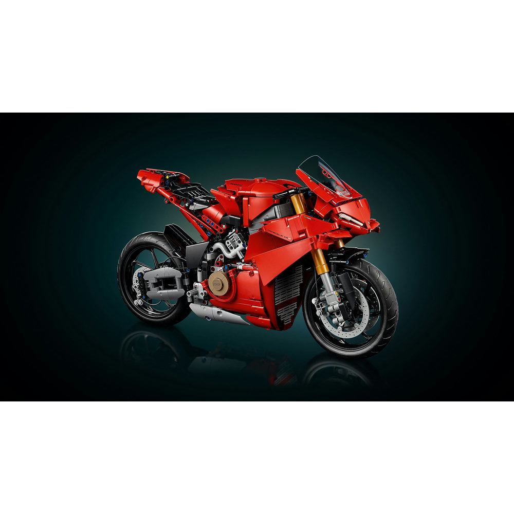 LEGO Technic Ducati Panigale V4 S Motorcycle Model Building Set 42202 - Image 3