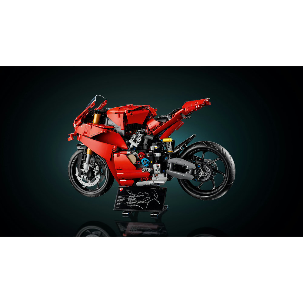 LEGO Technic Ducati Panigale V4 S Motorcycle Model Building Set 42202 - Image 5