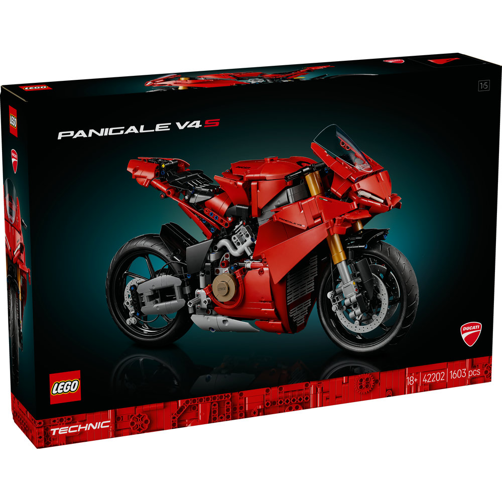 LEGO Technic Ducati Panigale V4 S Motorcycle Model Building Set 42202 - Image 8