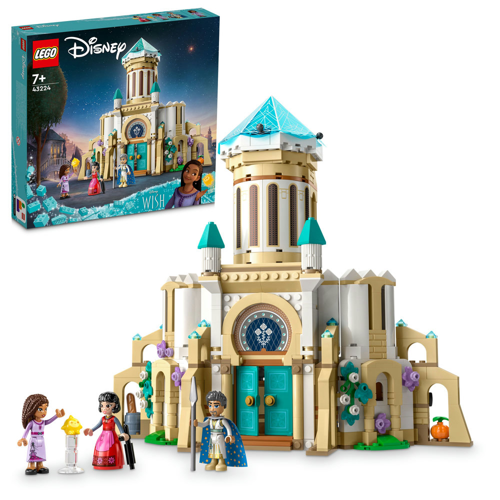 LEGO Disney King Magnifico’s Castle 43224 Building Toy Set (613 Pieces) - Image 1