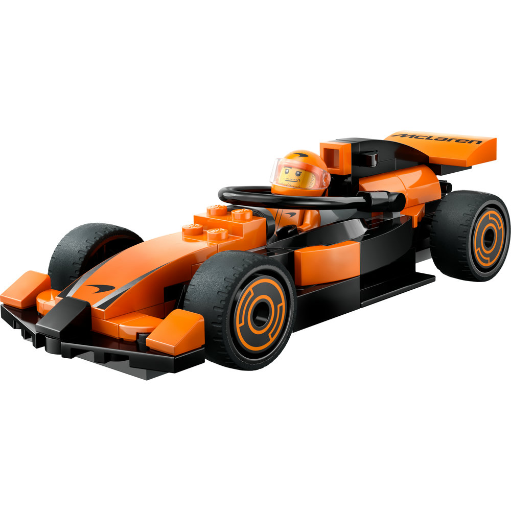 LEGO City F1 Driver with McLaren Race Car Mini Vehicle Toy Playset 60442 - Image 2