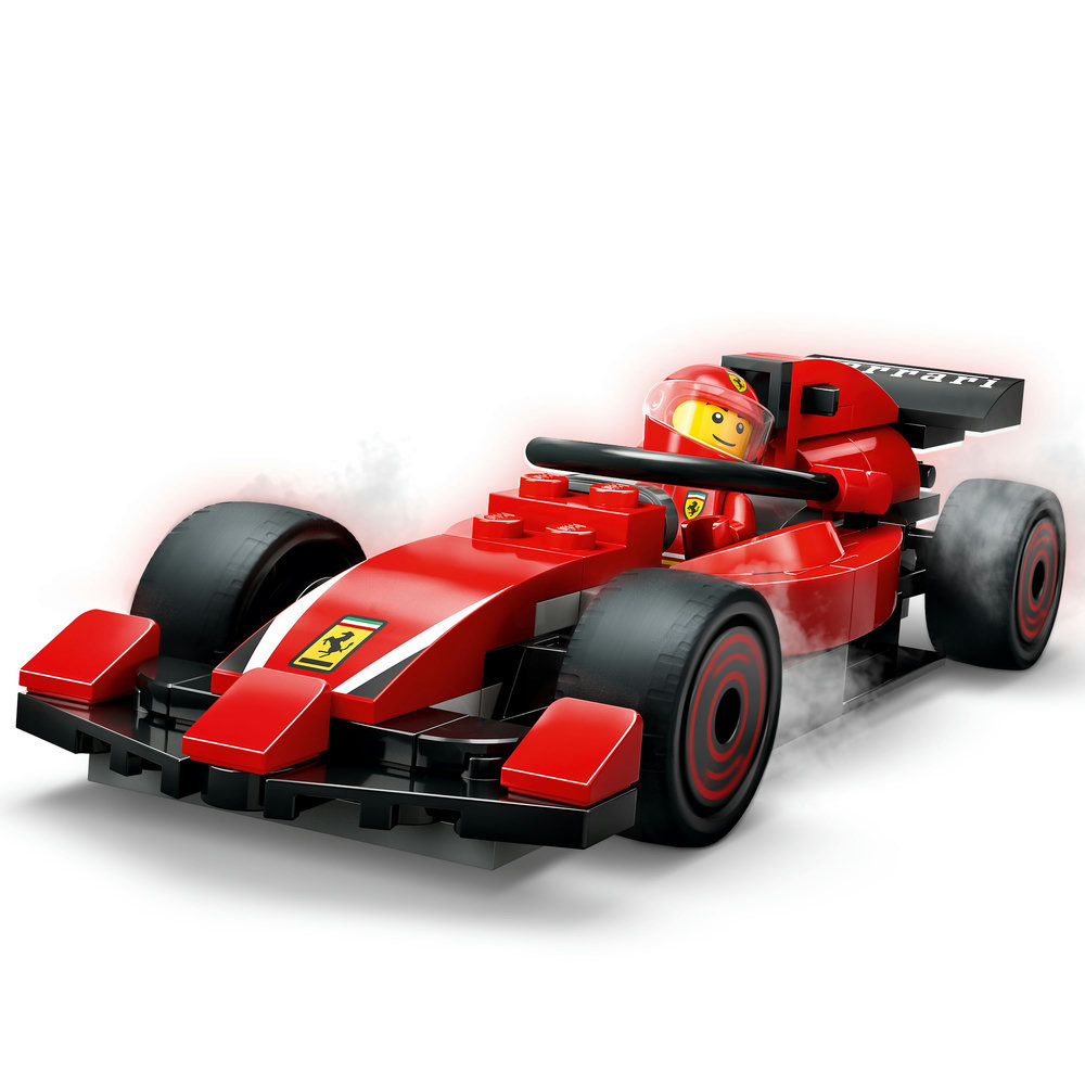 LEGO City F1 Pit Stop & Pit Crew with Ferrari Car Racing Vehicle Toy 60443 - Image 10