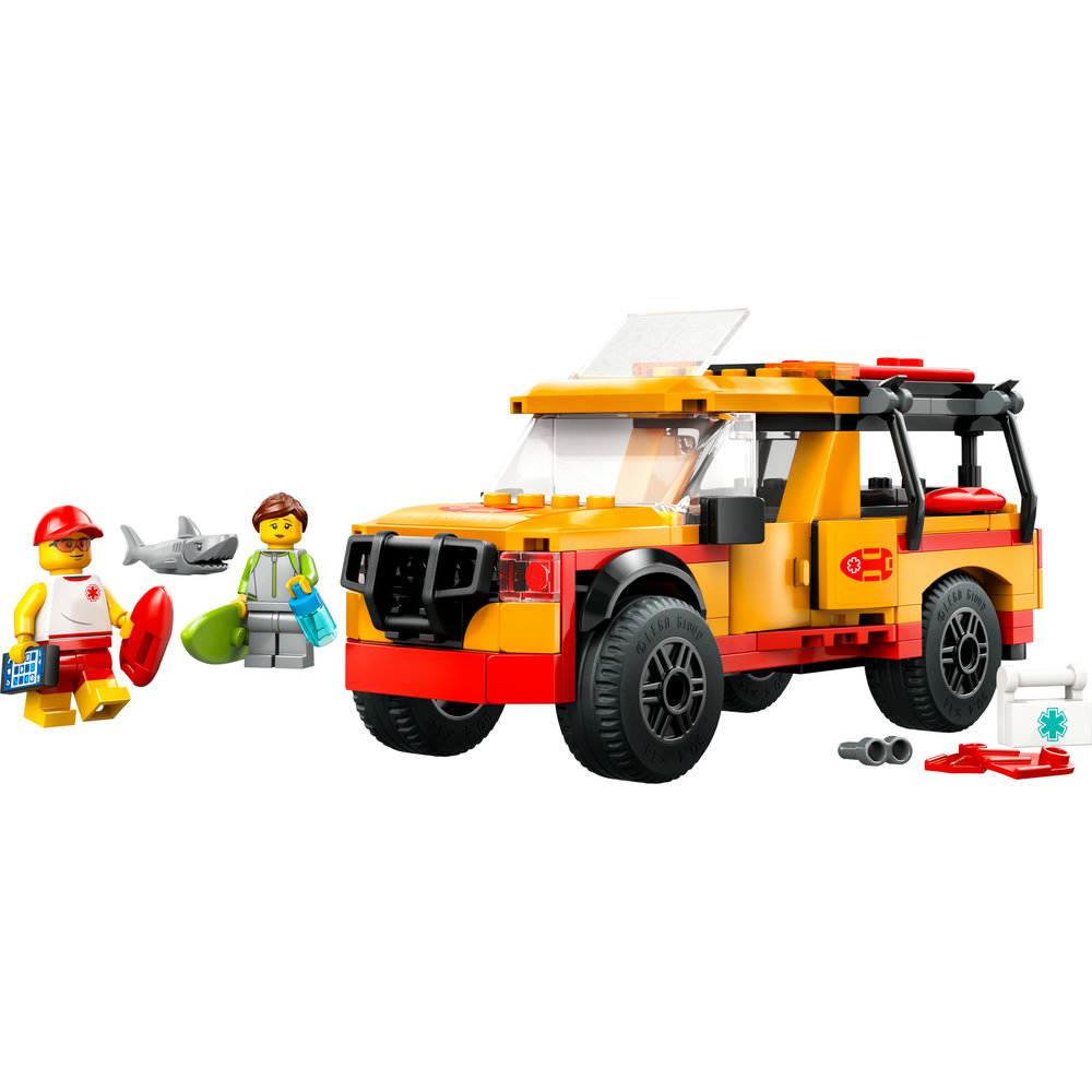 LEGO City Lifeguard Beach Rescue Truck Playset 60453 - Image 2