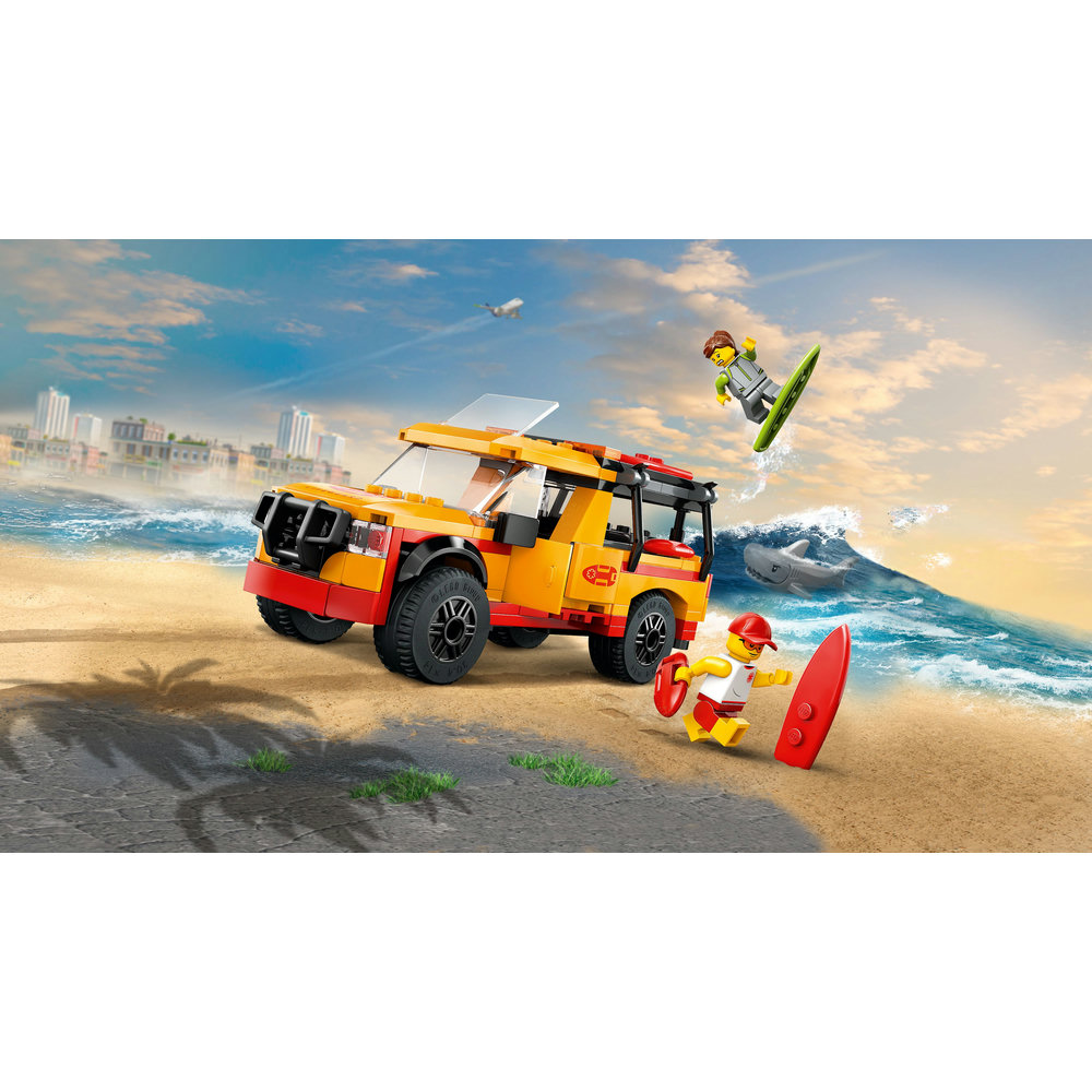 LEGO City Lifeguard Beach Rescue Truck Playset 60453 - Image 3