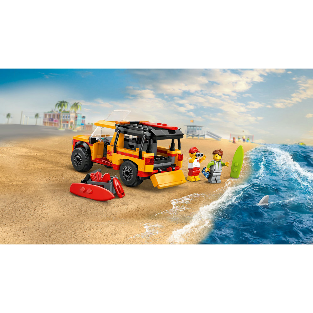 LEGO City Lifeguard Beach Rescue Truck Playset 60453 - Image 4