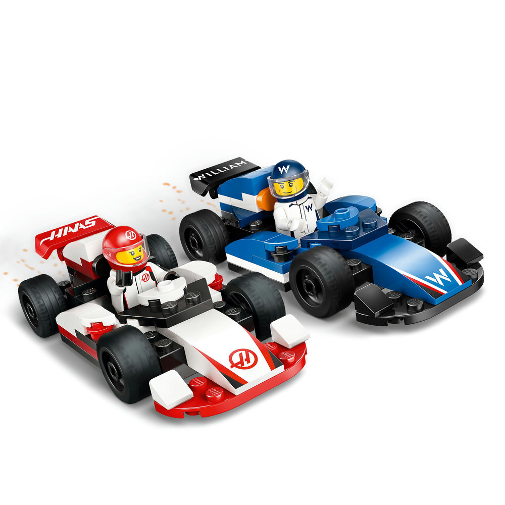 LEGO City F1 Williams Racing & Haas F1 Race Cars Vehicle Toy Set 60464 - Image 10