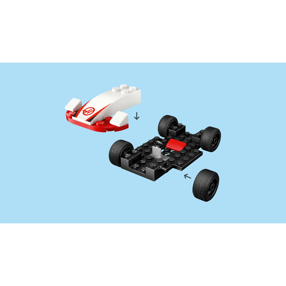 LEGO City F1 Williams Racing & Haas F1 Race Cars Vehicle Toy Set 60464 - Image 5