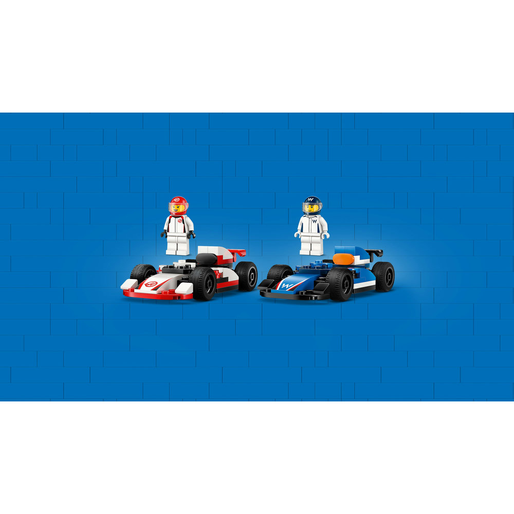 LEGO City F1 Williams Racing & Haas F1 Race Cars Vehicle Toy Set 60464 - Image 6