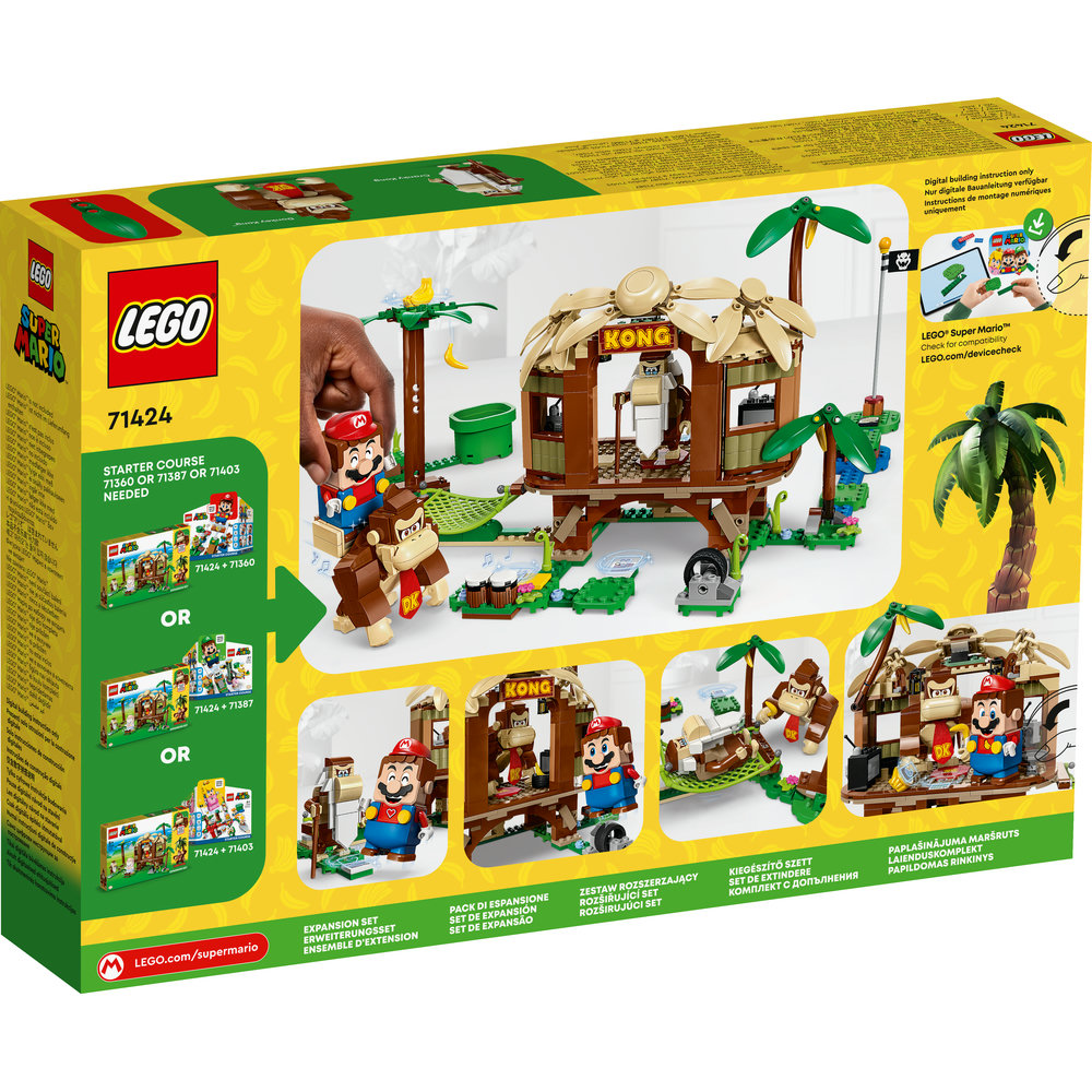 LEGO Super Mario Donkey Kong’s Tree House Expansion Set 71424 Building Toy Set (555 Pieces) - Image 8