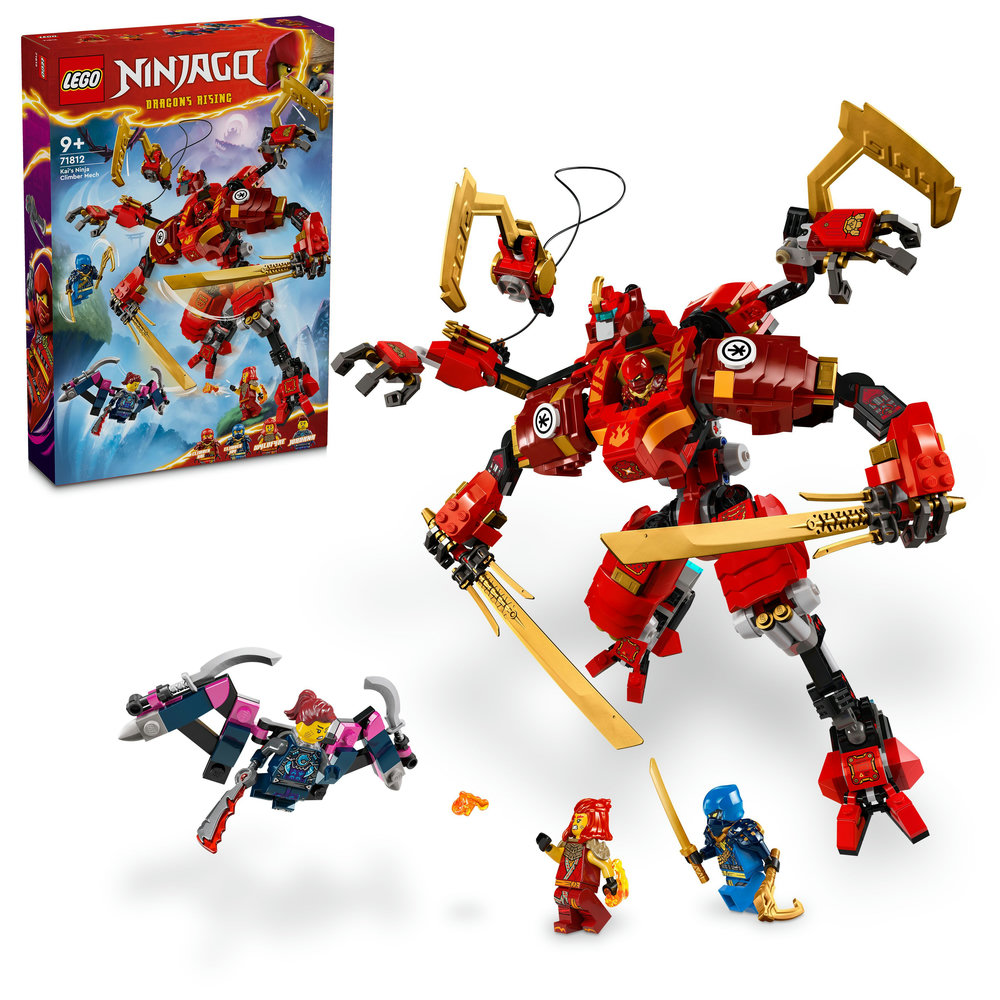 LEGO NINJAGO Kai’s Ninja Climber Mech Toy Set 71812 - Image 1