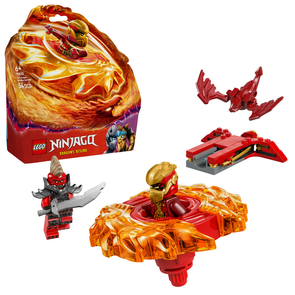 LEGO NINJAGO Kai’s Dragon Spinjitzu Spinner Action Toy Set 71823 - Image 1