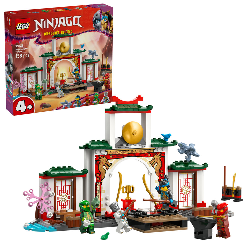 LEGO NINJAGO Ninja Spinjitzu Temple Action Toy Playset 71831 - Image 1