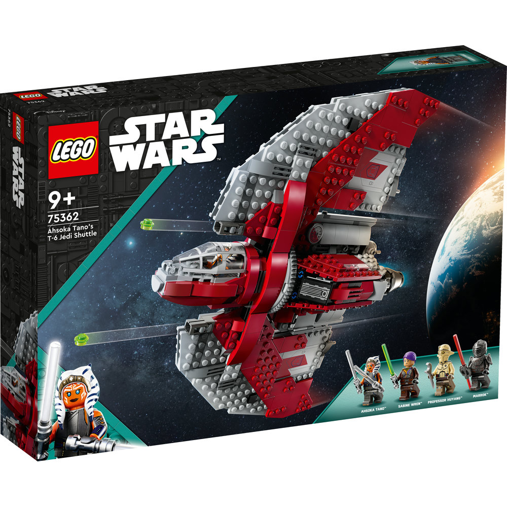 LEGO Star Wars Ahsoka Tano’s T-6 Jedi Shuttle 75362 Building Toy Set (599 Pieces) - Image 8