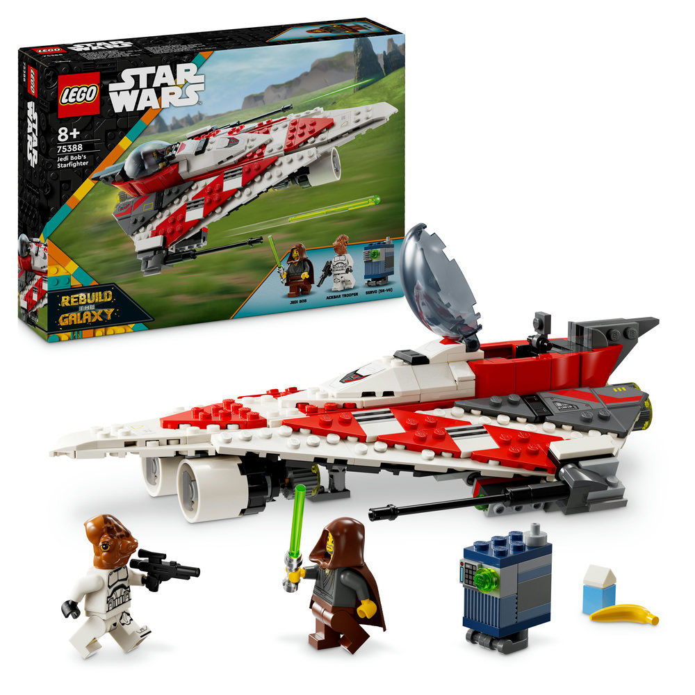 LEGO Star Wars Jedi Bob’s Starfighter Building Toy Set 75388 - Image 1