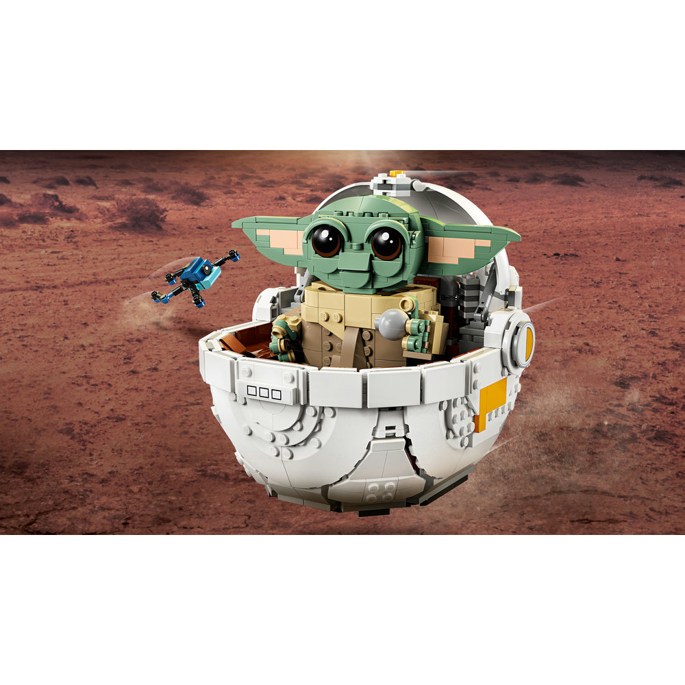 LEGO Star Wars: The Mandalorian Grogu with Hover Pram, Buildable Figure 75403 - Image 3