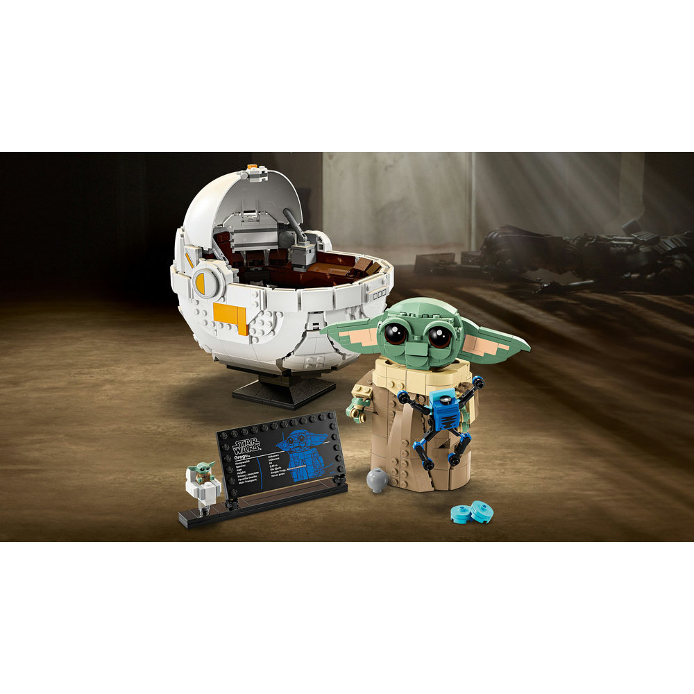 LEGO Star Wars: The Mandalorian Grogu with Hover Pram, Buildable Figure 75403 - Image 4