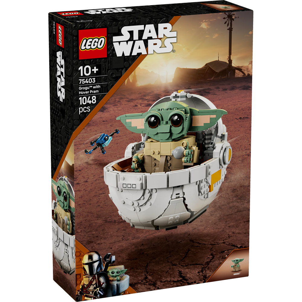 LEGO Star Wars: The Mandalorian Grogu with Hover Pram, Buildable Figure 75403 - Image 8