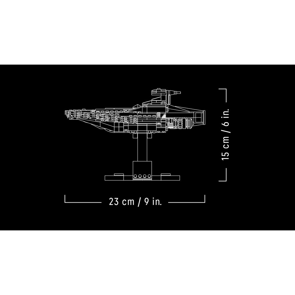 LEGO Star Wars Acclamator-Class Assault Ship, Buildable Starship Model 75404 - Image 4