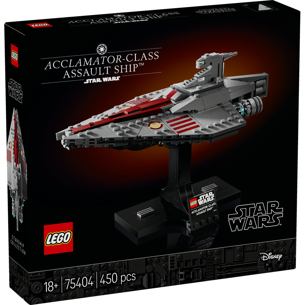 LEGO Star Wars Acclamator-Class Assault Ship, Buildable Starship Model 75404 - Image 8