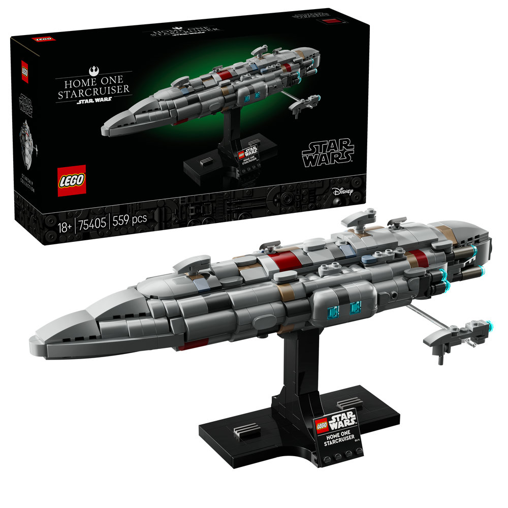 LEGO Star Wars Home One Starcruiser, Buildable Starship Model Kit 75405 - Image 1