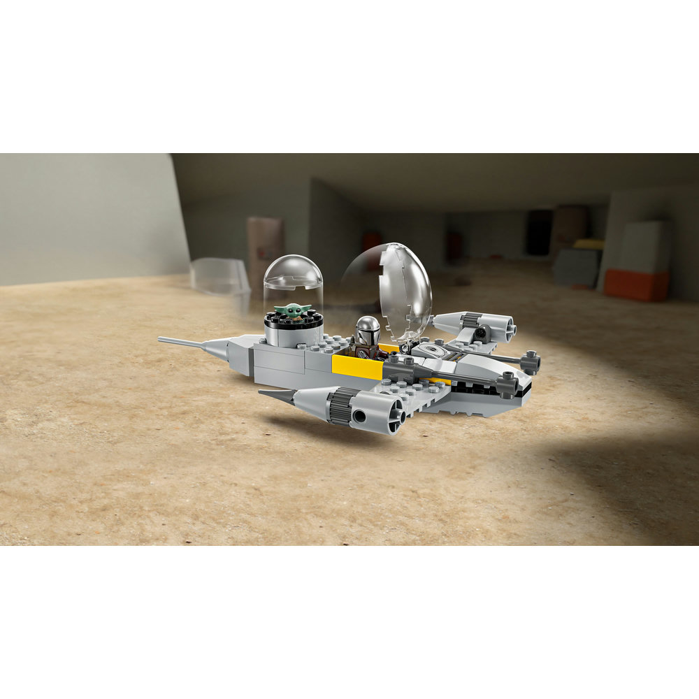 LEGO Star Wars Mando and Grogu’s N-1 Starfighter Building Toy 75410 - Image 5