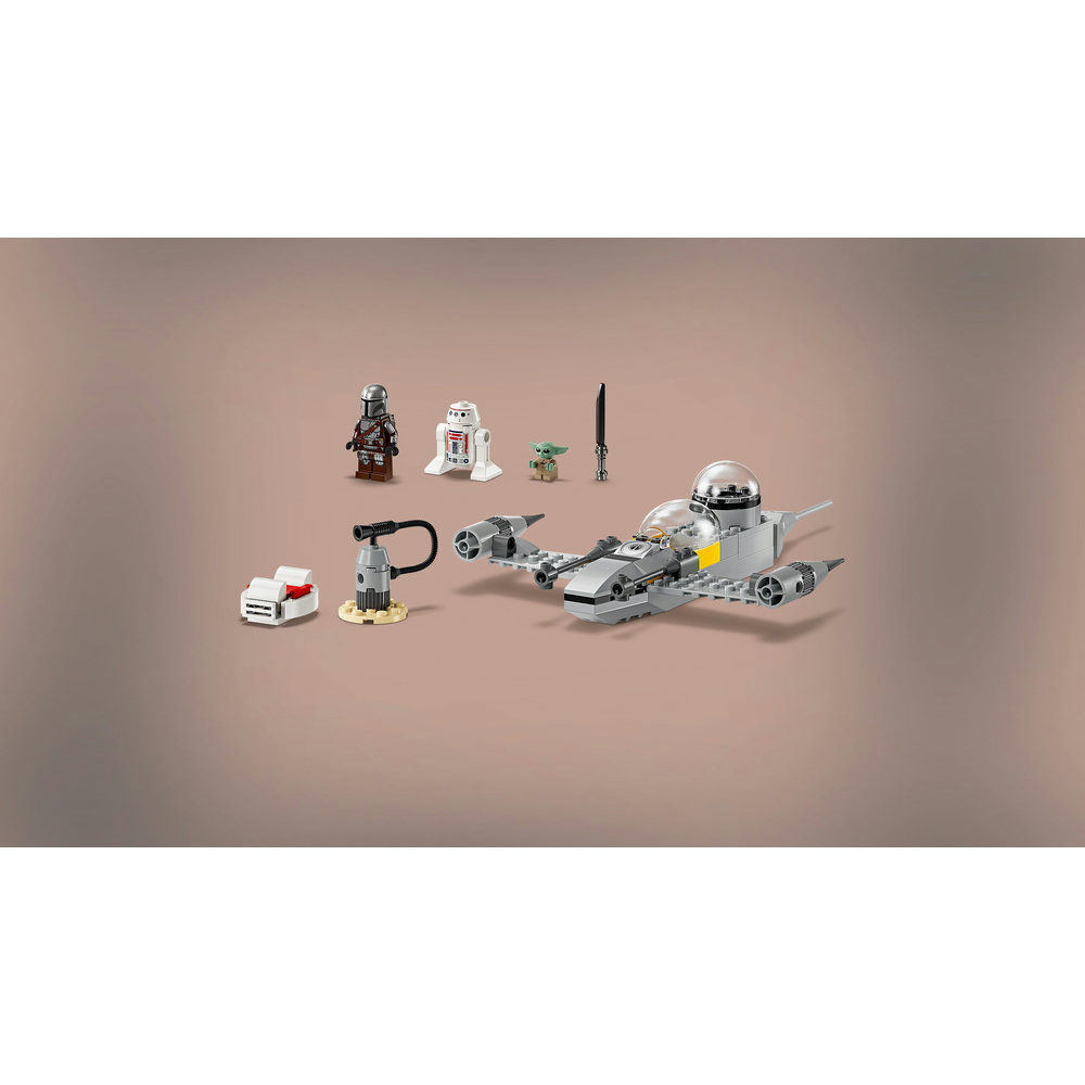 LEGO Star Wars Mando and Grogu’s N-1 Starfighter Building Toy 75410 - Image 6