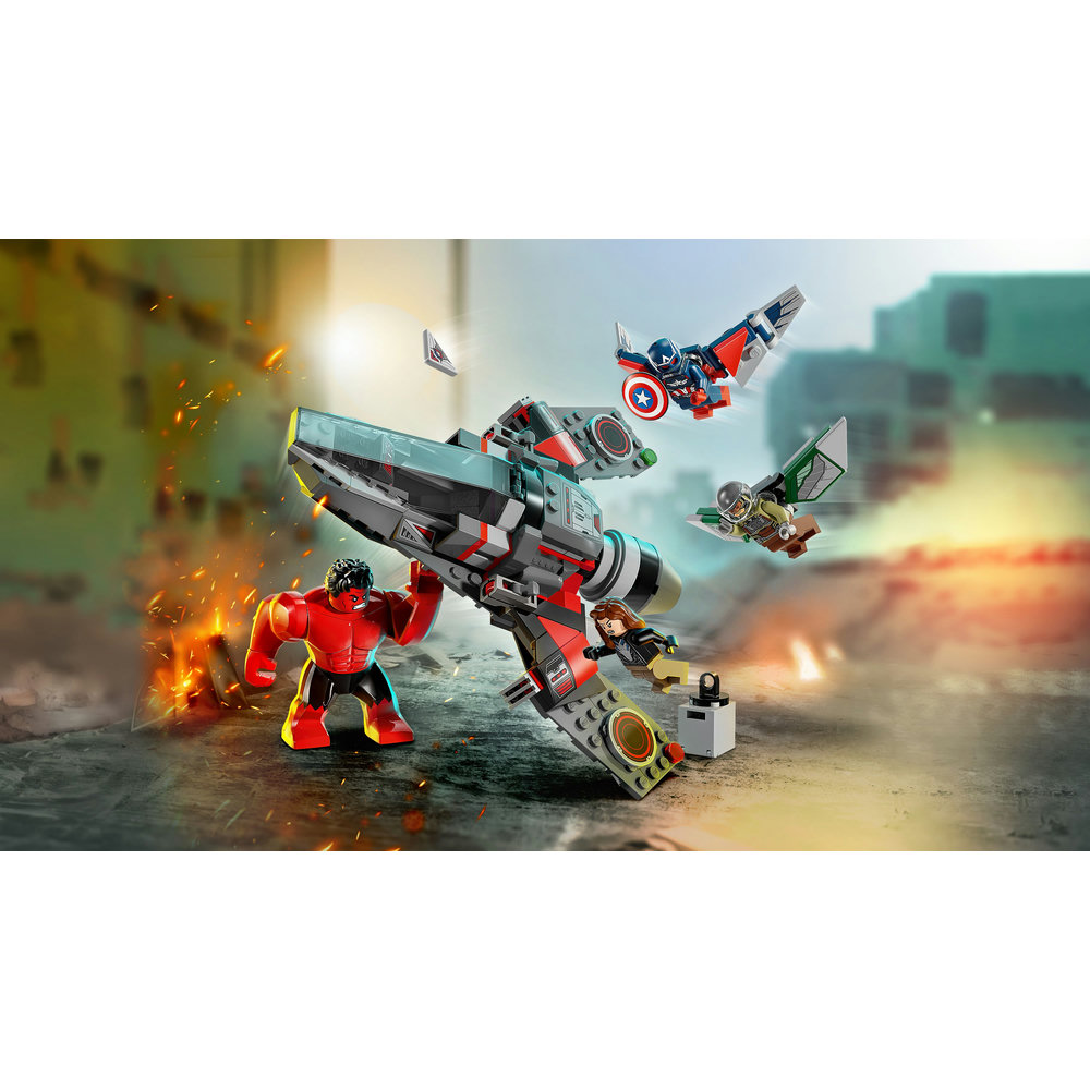 LEGO Marvel Super Heroes Captain America vs. Red Hulk Battle 76292 - Image 4