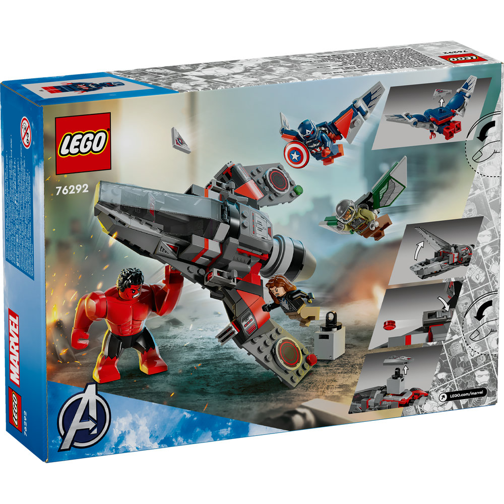 LEGO Marvel Super Heroes Captain America vs. Red Hulk Battle 76292 - Image 9