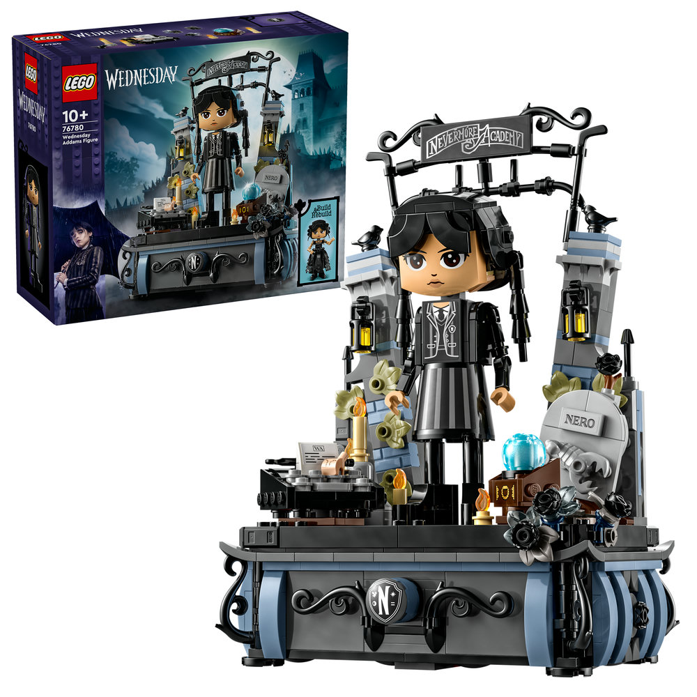 LEGO Wednesday Addams Figure Building Toy 76780 - Image 1