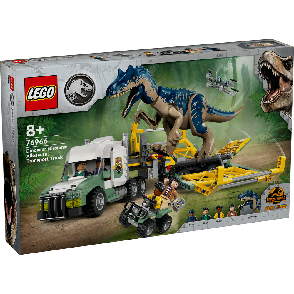 LEGO Jurassic World Dinosaur Missions: Allosaurus Transport Truck 76966 - Image 8