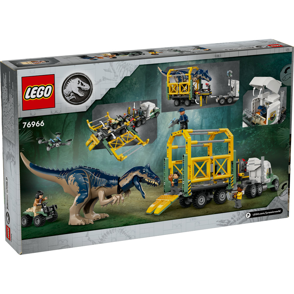 LEGO Jurassic World Dinosaur Missions: Allosaurus Transport Truck 76966 - Image 9