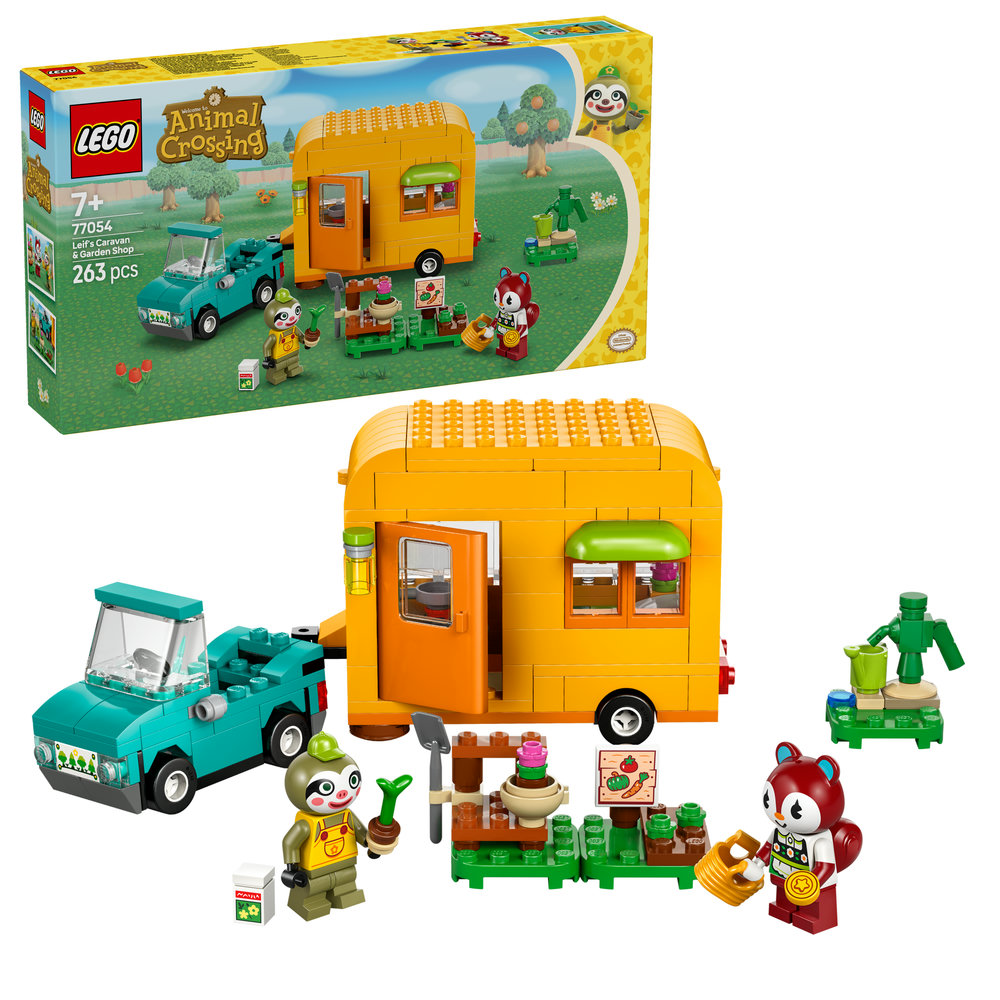 LEGO Animal Crossing Leif’s Caravan & Garden Shop Building Kit 77054 - Image 1