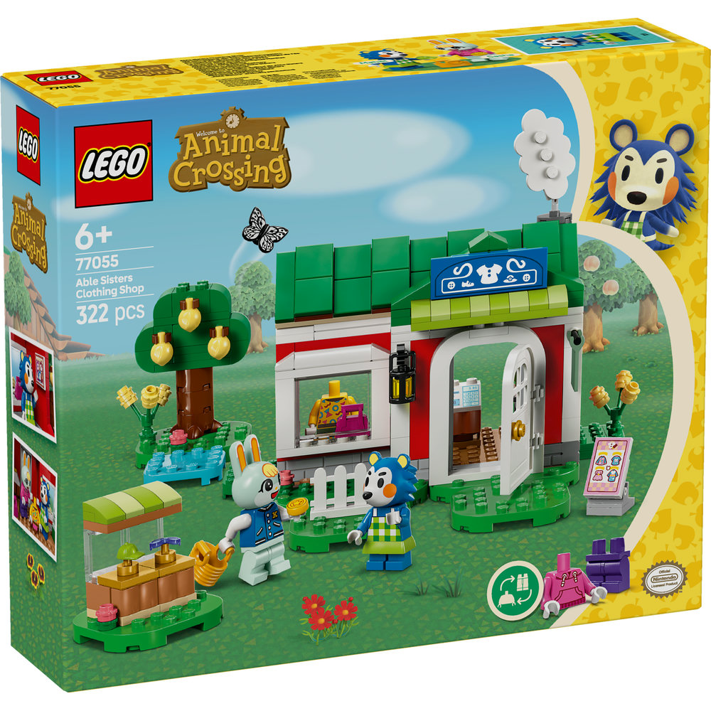 LEGO Animal Crossing Able Sisters Clothing Shop Role-Play Building Kit 77055 - Image 8