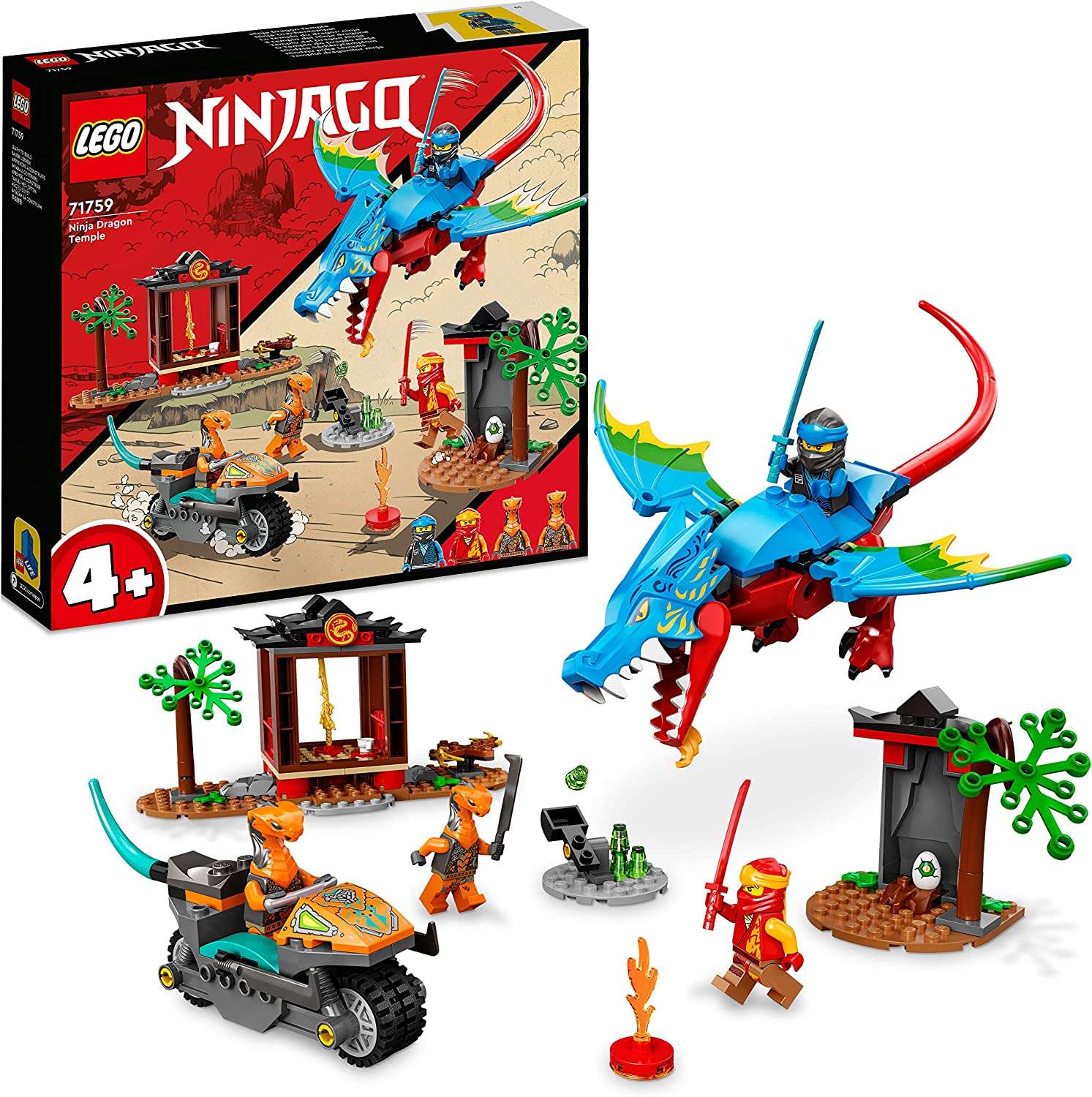 LEGO NINJAGO Ninja Dragon Temple Set 71759 - Image 1