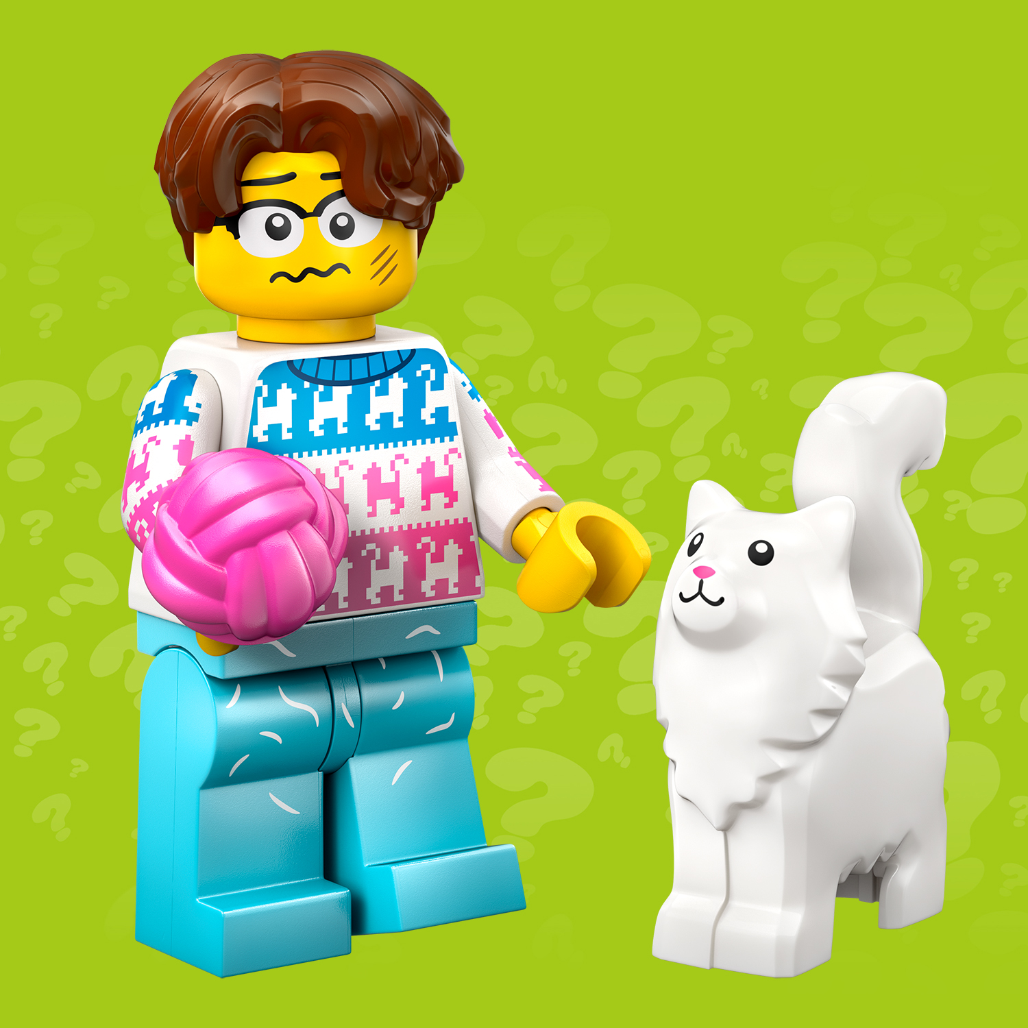 LEGO Minifigures Series 27 Cat Lover #11 Minifigure 71048 - Without Box - Image 1