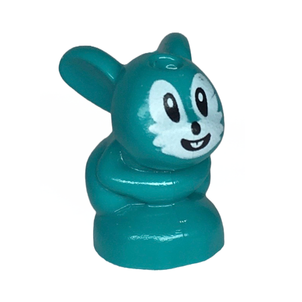 LEGO Animal Sonic the Hedgehog Dark Turquoise Small Bunny Minifigure (Pocky) - Image 1