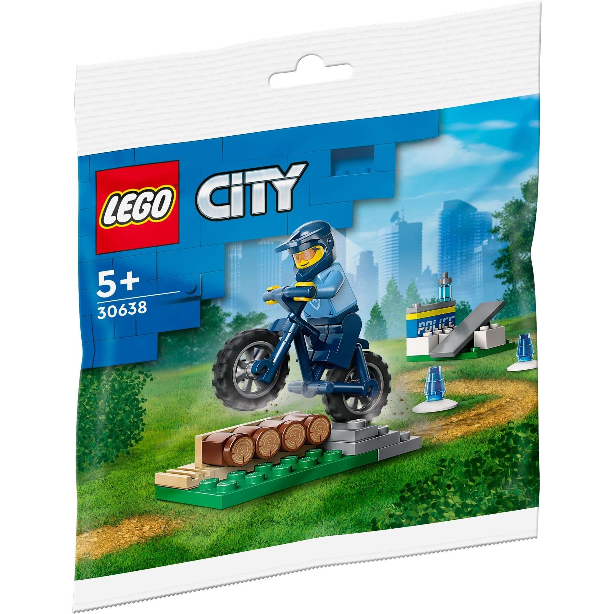 LEGO City Police Bicycle Training Polybag Set 30638 - Image 1