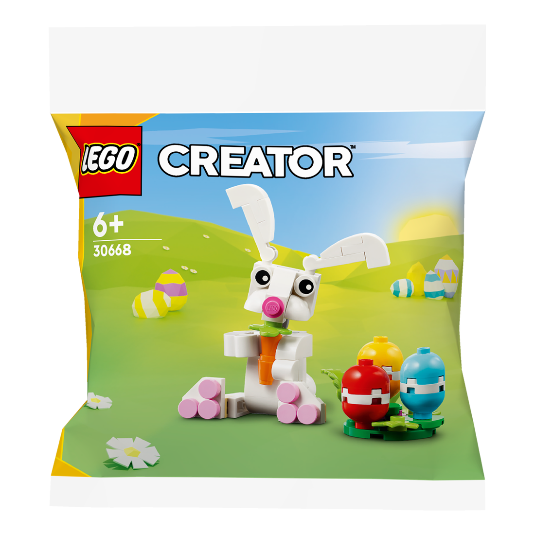 LEGO Creator Easter Bunny with Colourful Eggs Polybag Set 30668 - Image 1